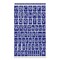Armour Rub ‘N’ Etch Glass Etching Stencil - Gala Style Full Alphabet and Numbers, 8"H x 5"W Sheet